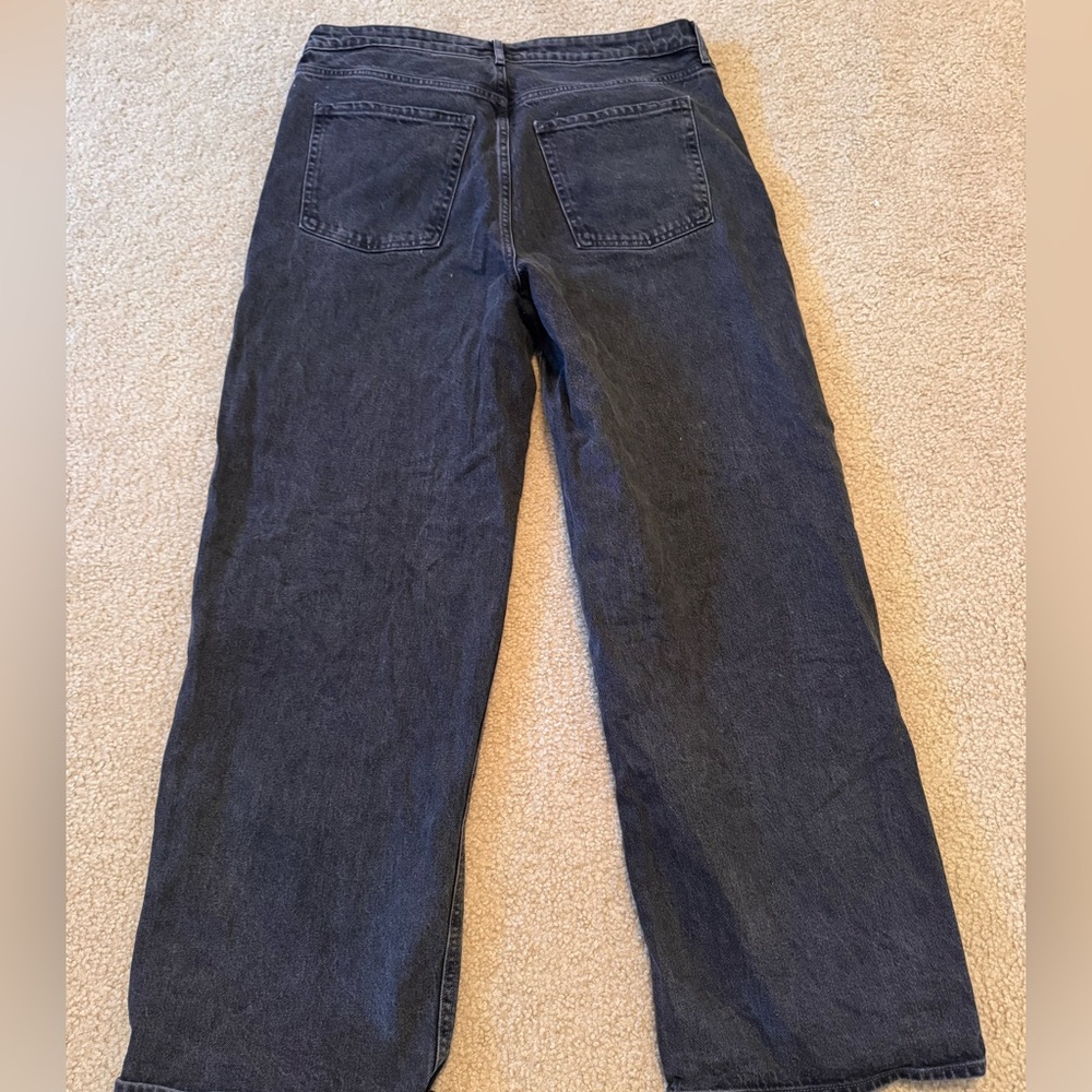 Old Navy Men's Dark Gray Relaxed Jeans
